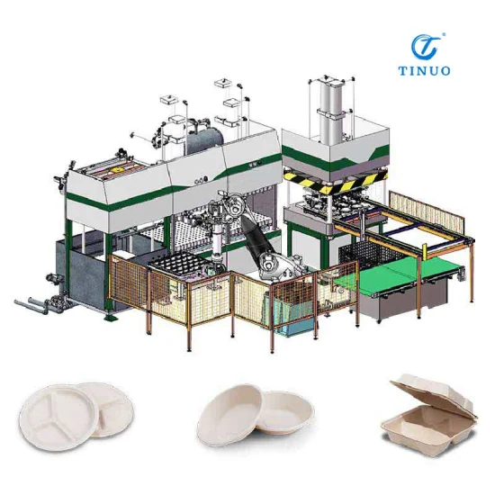 再生紙パルプトレイ生分解性堆肥化可能な紙使い捨てサトウキビバガス食器機